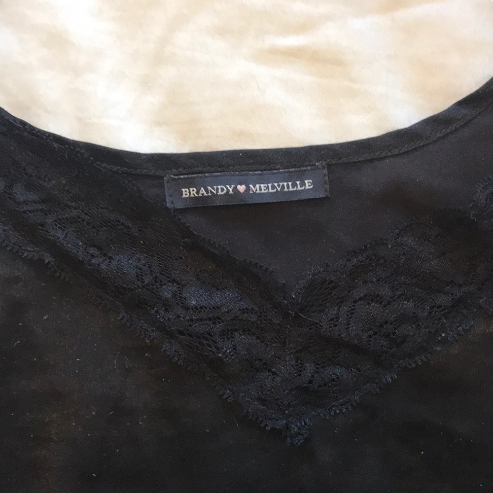 Brandy Melville Satin Top - Picture 3 of 3